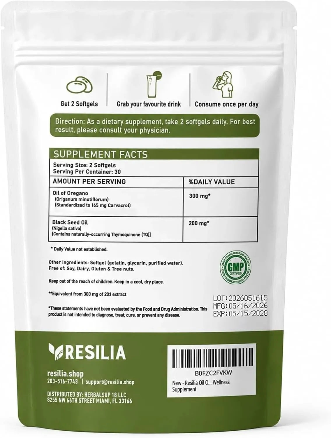Resilia Oil Of Oregano