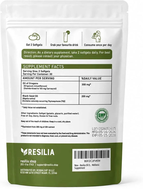 Resilia Oil Of Oregano